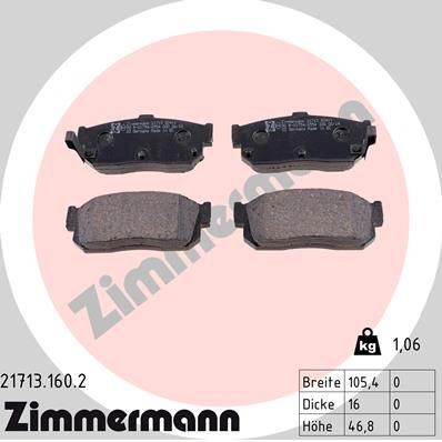 ZIMMERMANN 21713.160.2: Bremžu kluči Foto atbilst piegādes apjomam