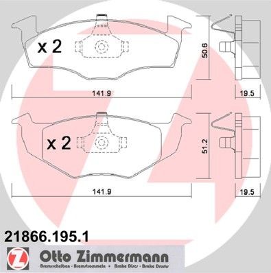 ZIMMERMANN 21866.195.1: Bremžu kluči Foto atbilst piegādes apjomam