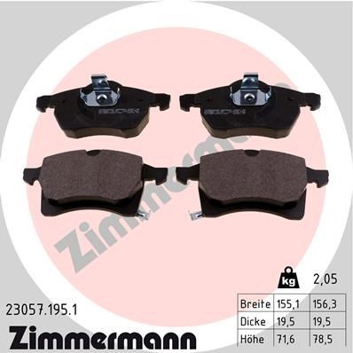 ZIMMERMANN 23057.195.1: Bremžu kluči Foto atbilst piegādes apjomam