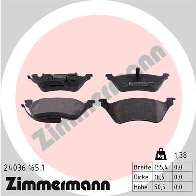 ZIMMERMANN 24036.165.1: Bremžu kluči Foto atbilst piegādes apjomam