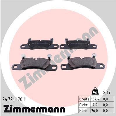 ZIMMERMANN 24721.170.1: Bremžu kluči Foto atbilst piegādes apjomam
