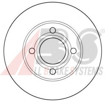 A.B.S. 15746 OE: Piduriketas Ø: 256mm, õhutusega, Ø: 256mm SMARTKIT