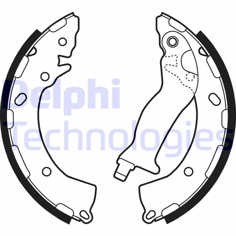 DELPHI LS2087: Piduriklotside komplekt