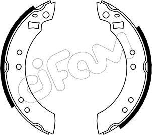 CIFAM 153-103: Set saboti frana