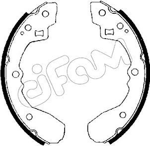CIFAM 153-201: Set saboti frana