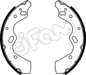 CIFAM 153-219: Set saboti frana