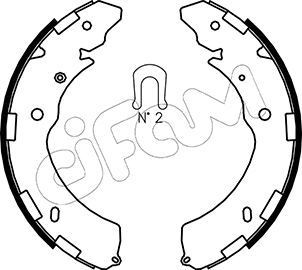 CIFAM 153-269: Piduriklotside komplekt