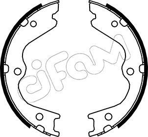 CIFAM 153-299: Set saboti frana, frana de mana