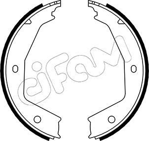 CIFAM 153-331: Piduriklotside komplekt, seisupidur