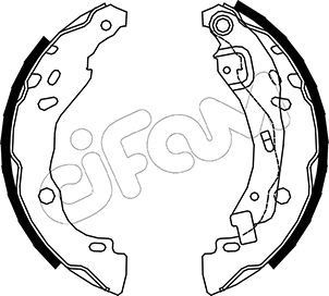CIFAM 153-359: Set saboti frana
