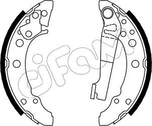 CIFAM 153-465: Set saboti frana