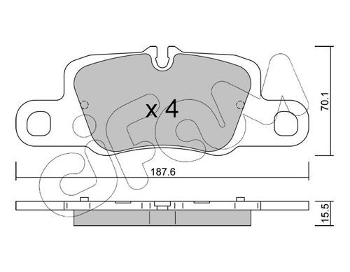 CIFAM 822-072-0: Piduriklotsid