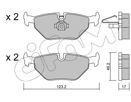 CIFAM 822-261-0: Piduriklotsid