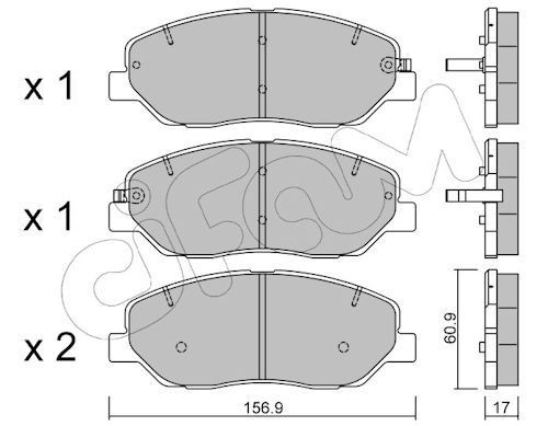 CIFAM 822-787-0: Piduriklotsid