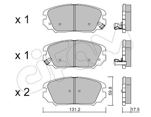 CIFAM 822-885-0: Piduriklotsid