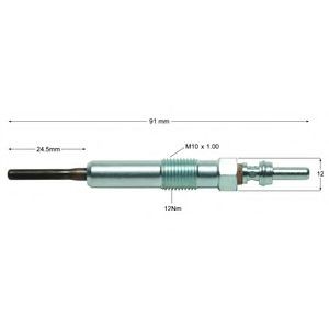 DELPHI HDS447: Glödstift
