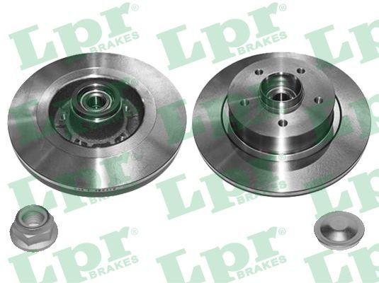 LPR R1038PCA: Stabdžių diskas LPR HUB BRAKE DISC LINE Ø: 270mm, visiškai, Ø: 270mm, su priedais, su ABS jutiklio žiedu, su rato guolio komplektu
