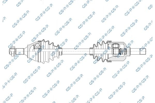 GSP 245003: Veovõll esisild vasakul, 581mm