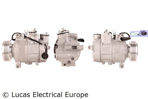 LUCAS ELECTRICAL ACP232: Kliimakompressor koos tihenditega