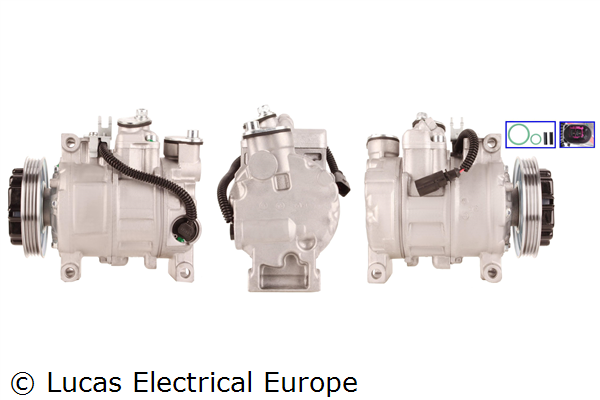 LUCAS ELECTRICAL ACP238: Kliimakompressor koos tihenditega