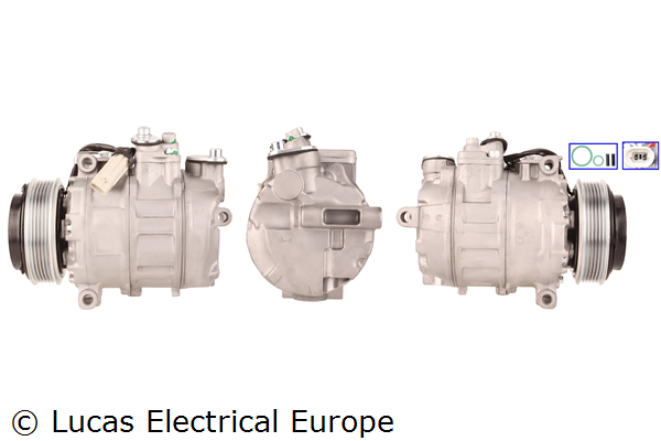 LUCAS ELECTRICAL ACP335: Kliimakompressor koos tihenditega