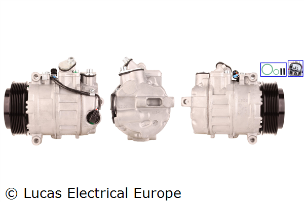 LUCAS ELECTRICAL ACP655: Kliimakompressor koos tihenditega