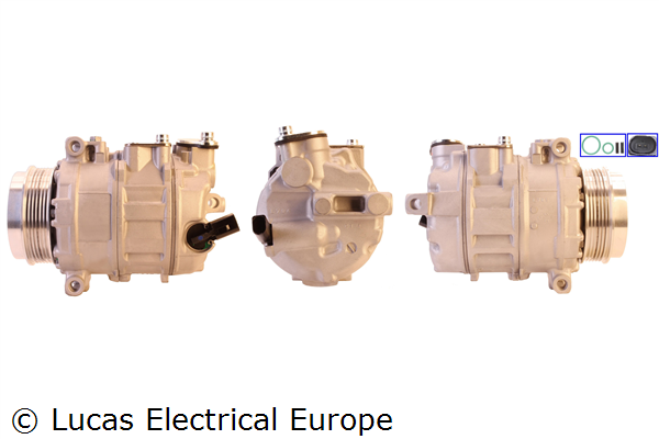 LUCAS ELECTRICAL ACP987: Compresor AC cu garnituri