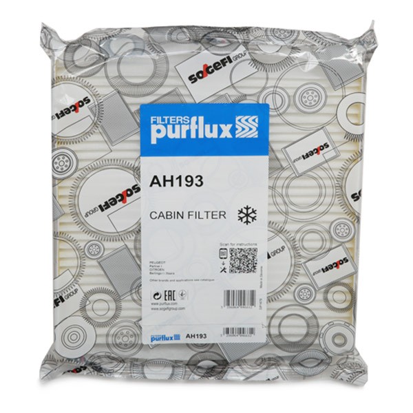 PURFLUX AH193: Kupéfilter Kupéluftsfilter