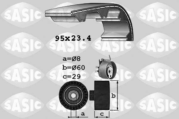 SASIC 1754009: Hammasrihma komplekt