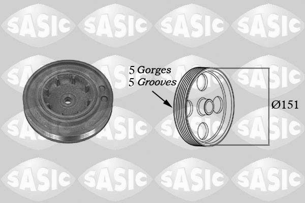 SASIC 2154015: Fulie curea, arbore cotit