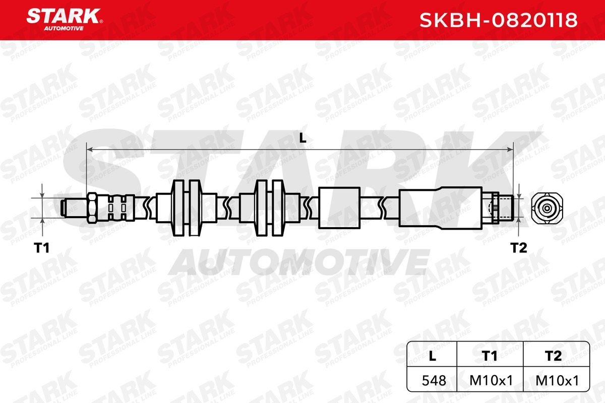 STARK SKBH-0820118: Pidurivoolik Esisild, 548mm