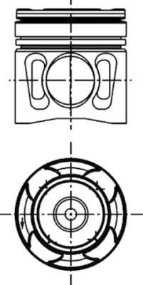 KOLBENSCHMIDT 40162601: Piston