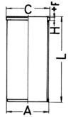 KOLBENSCHMIDT 89734190: Sylinderhylse
