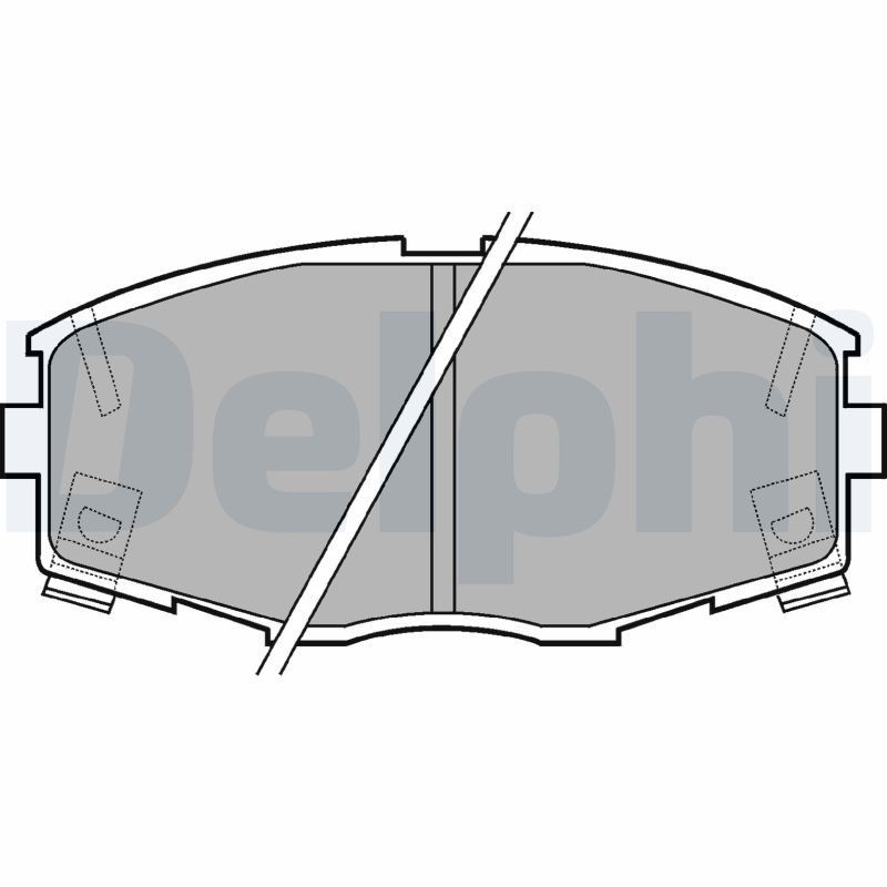 DELPHI LP614: Piduriklotsid ilma lisavarustuseta