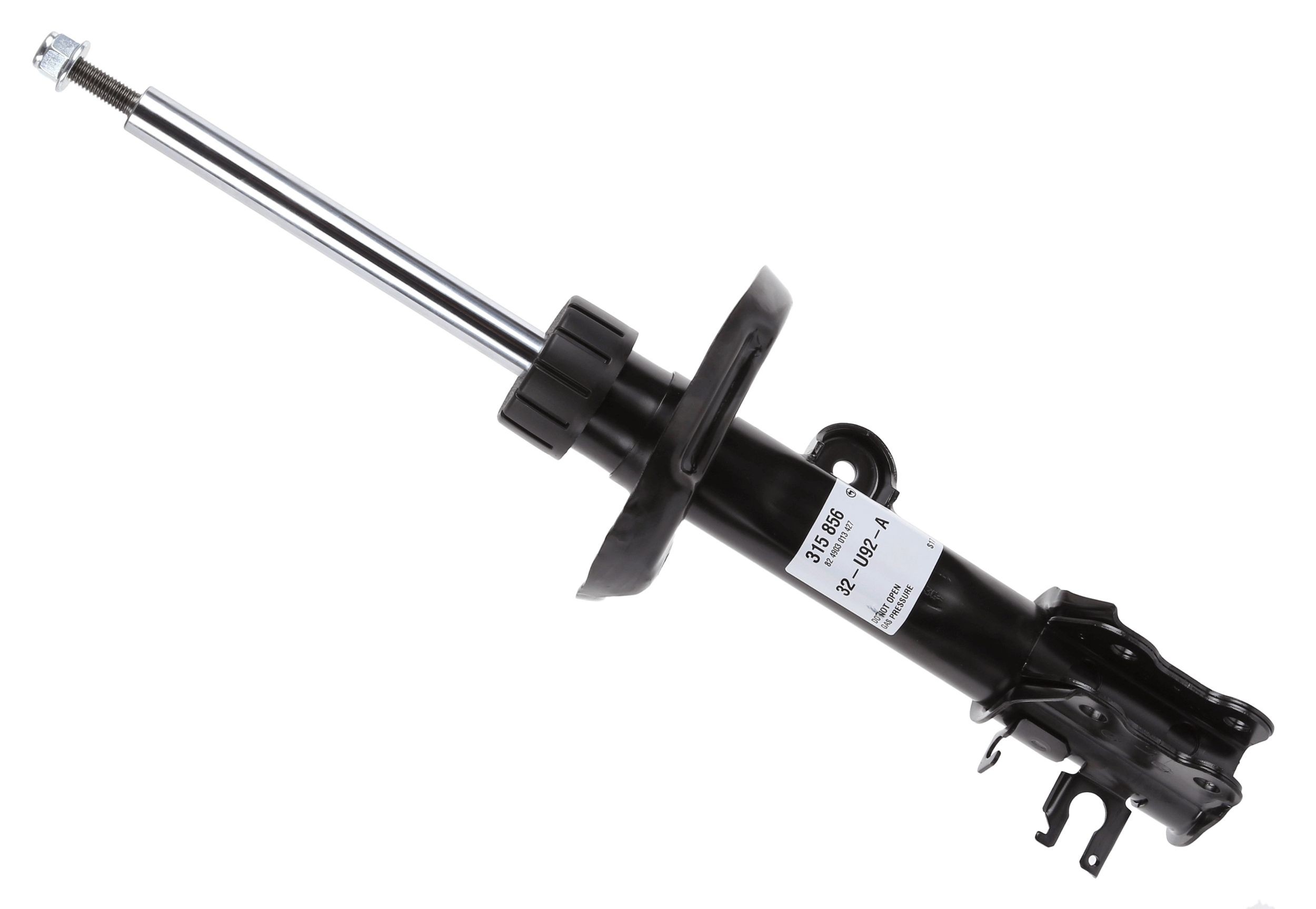 SACHS 315 856: Amort esisild vasakul, Gaasirõhk, Vedruamort