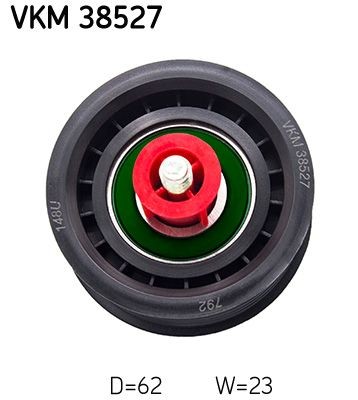SKF VKM 38527: Rola ghidare / conducere, curea transmisie Ř: 62mm