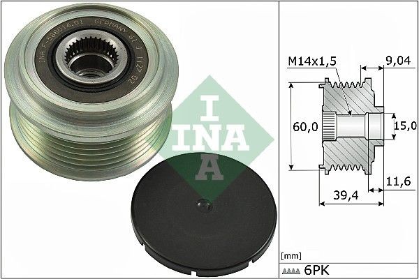 INA 535 0277 10: Sistem roata libera, generator Pt. montaj necesita scula speciala