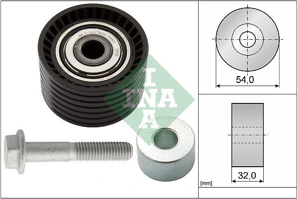 INA 532 0654 10: Seade- / juhtrull, hammasrihm