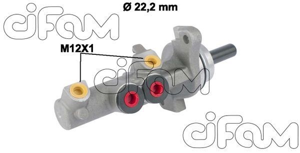 CIFAM 202-833: Peapiduri silinder Puurauk sensorile