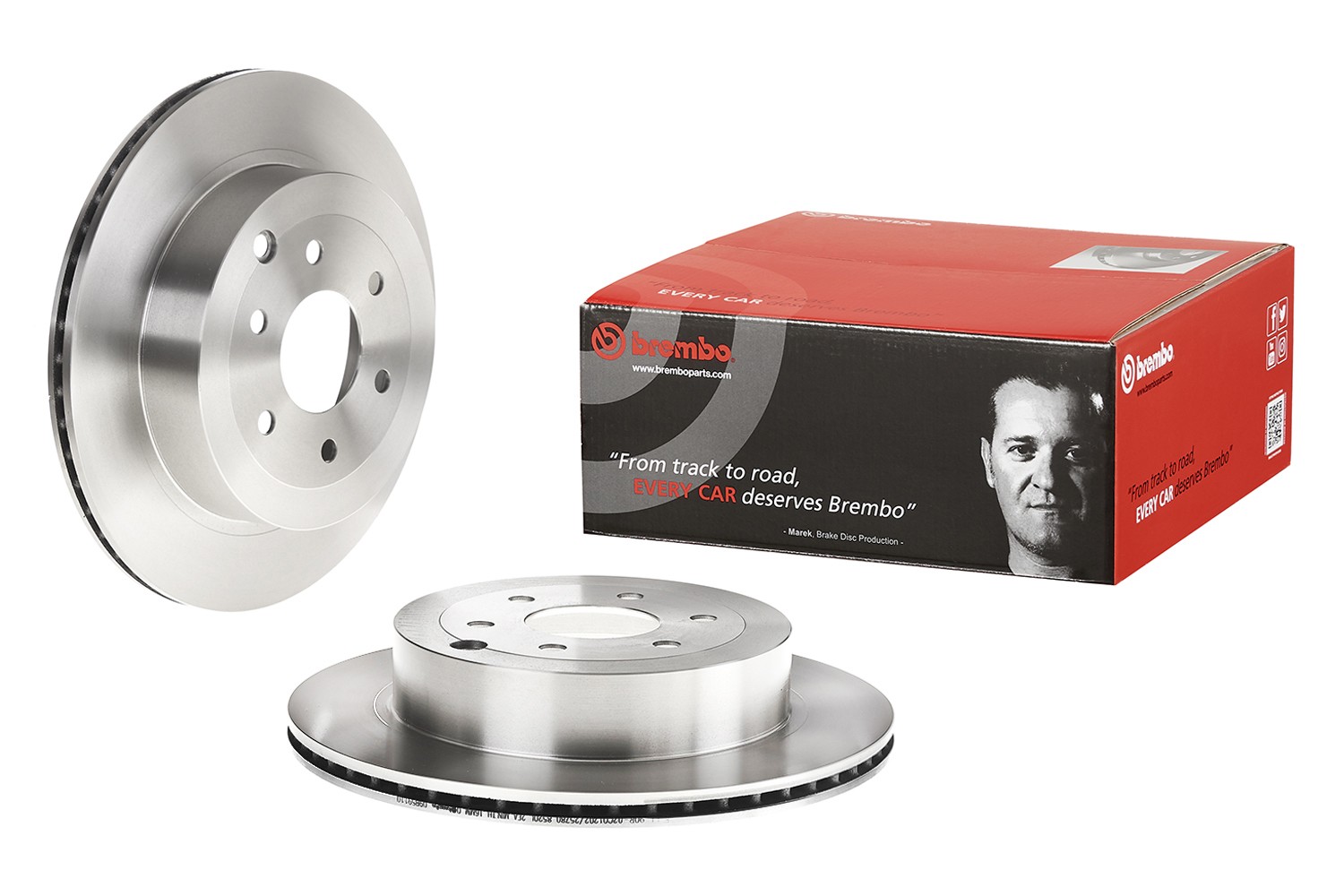 BREMBO 09.B591.10: Disc de frână PRIME LINE Ř: 308mm, ventilat interior, Ř: 308mm