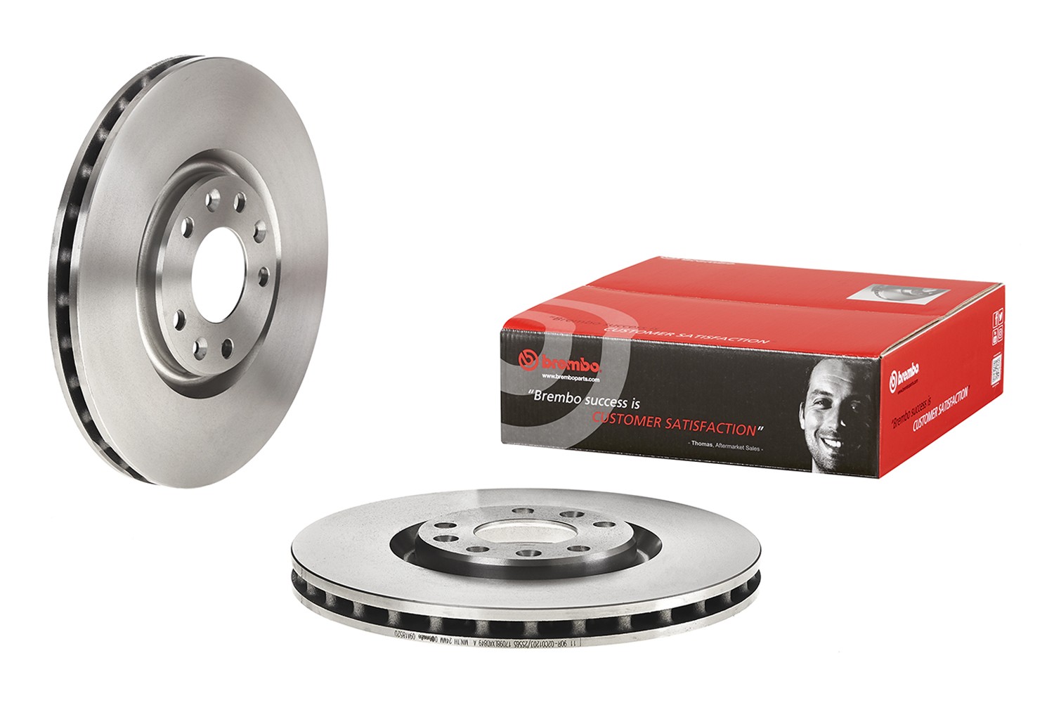 BREMBO 09.A185.20: Piduriketas PRIME LINE Ø: 302mm, sisemine õhutus, Ø: 302mm, koos kruvidega