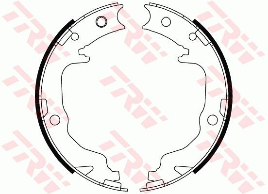 TRW GS8804: Set saboti frana, frana de mana