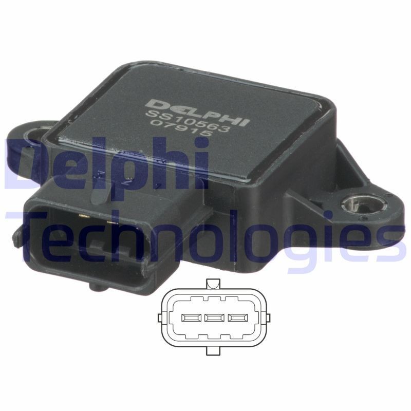 DELPHI SS10563-12B1: Andur, drosselklapiasend