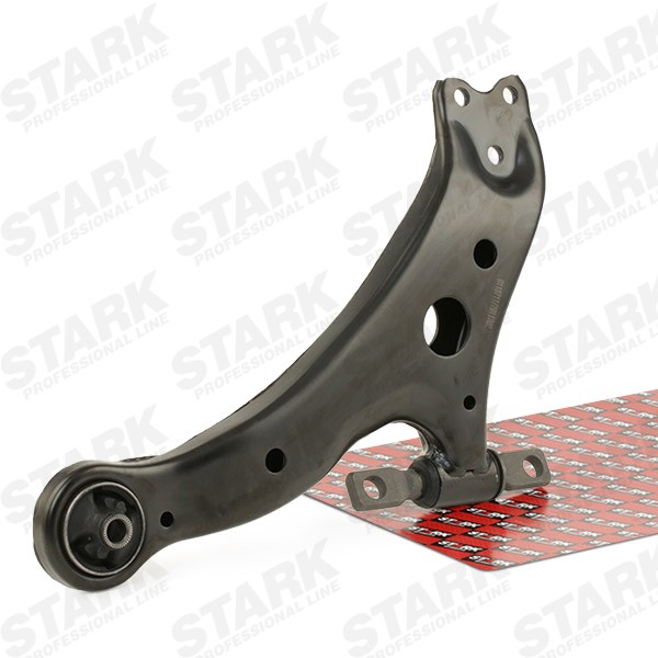 STARK SKCA-0050328: Bras de suspension avant gauche, Tôle d'acier, avec support en caoutchouc