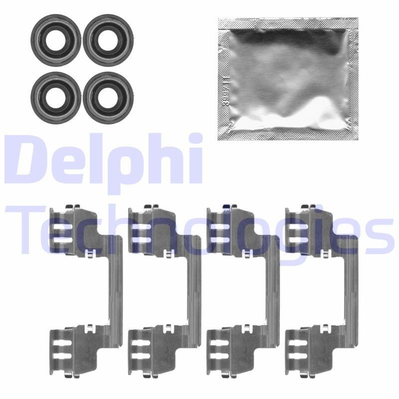 DELPHI LX0616: Lisakomplekt, ketaspiduriklotsid