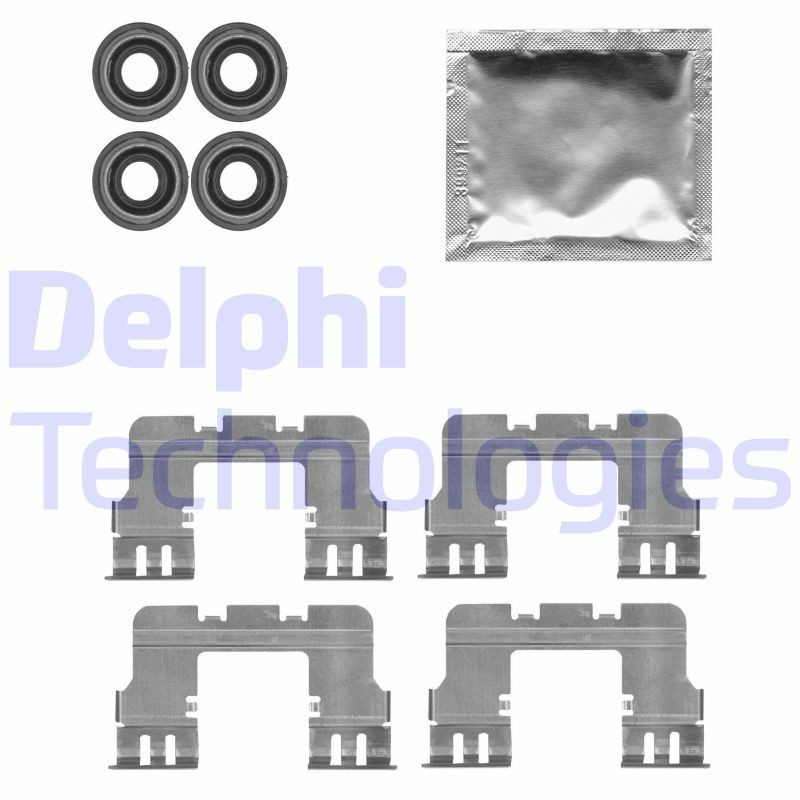 DELPHI LX0617: Lisakomplekt, ketaspiduriklotsid