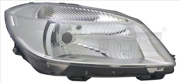 TYC 20-14321-05-2: Far dreapta, H4, cu motor electric