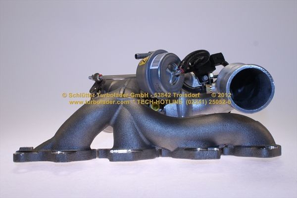 SCHLÜTTER TURBOLADER 172-09380: Turbod ilma paigaldus-/kinnitusmaterjalita, Original NEW BorgWarner Turbocharger