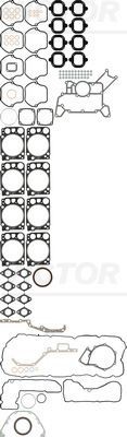 REINZ 01-34190-07: Set garnituri motor cu simering arbore cotit, cu simering supapa, fara inele camasi cilindru