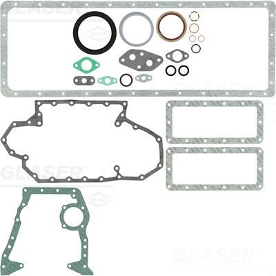 GLASER B32108-00: Set garnituri, carter cu simering arbore cotit